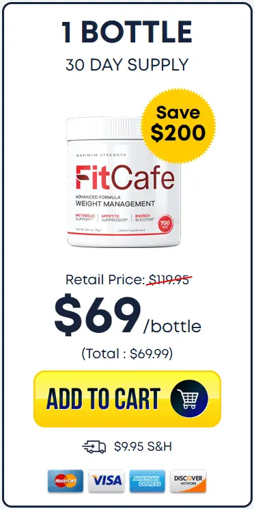 FitCafe one bottle